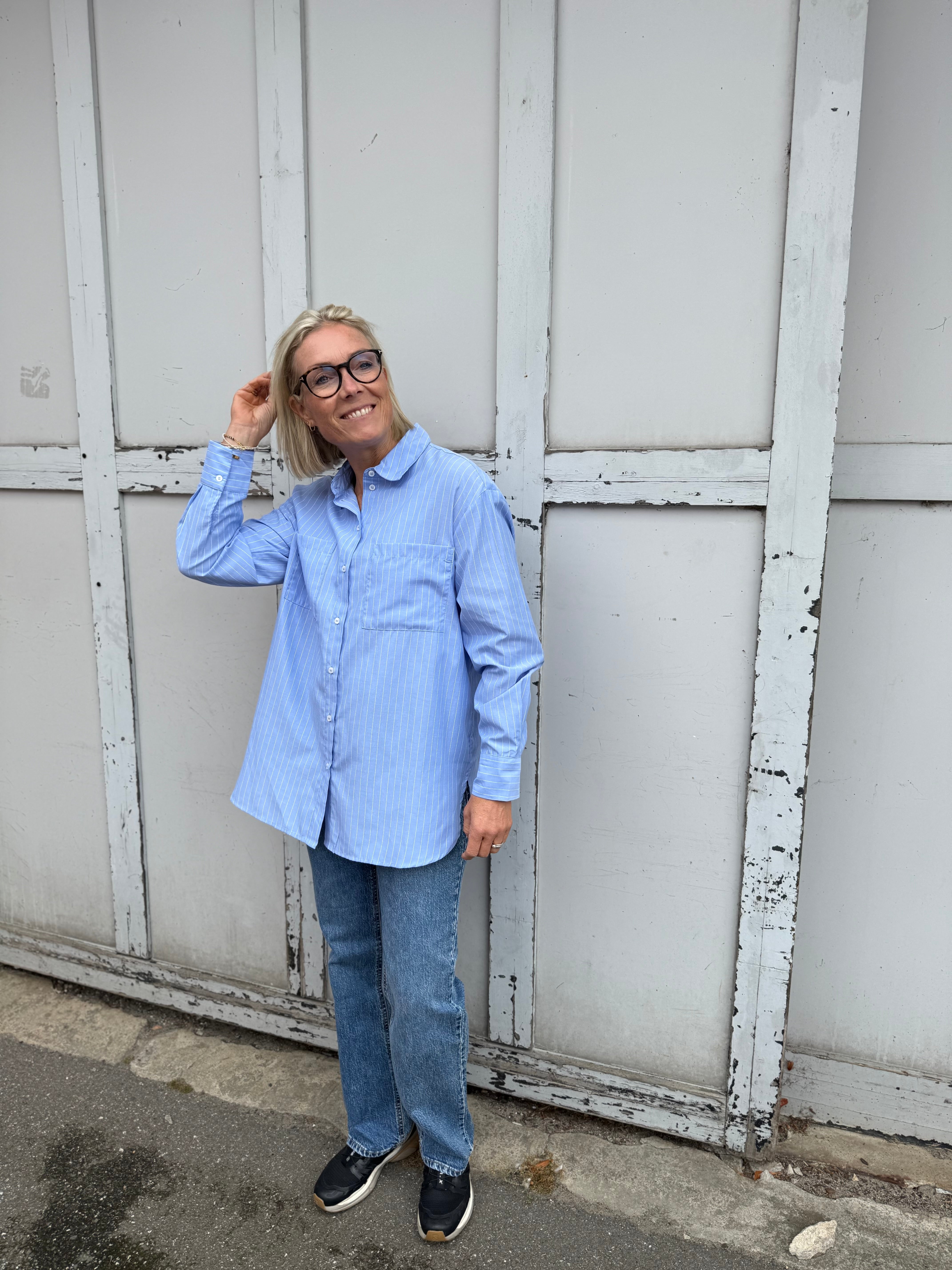 PCMELIA Shirt - Grapemist med striber