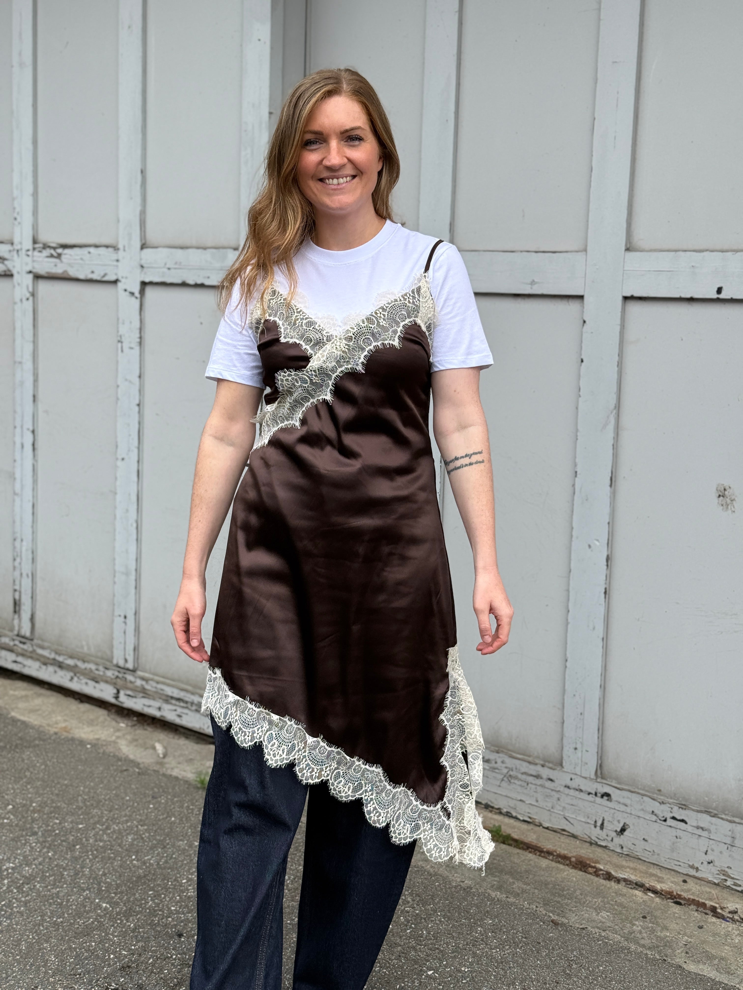 NMSOFIE Midi Dress - Chocolate Brown