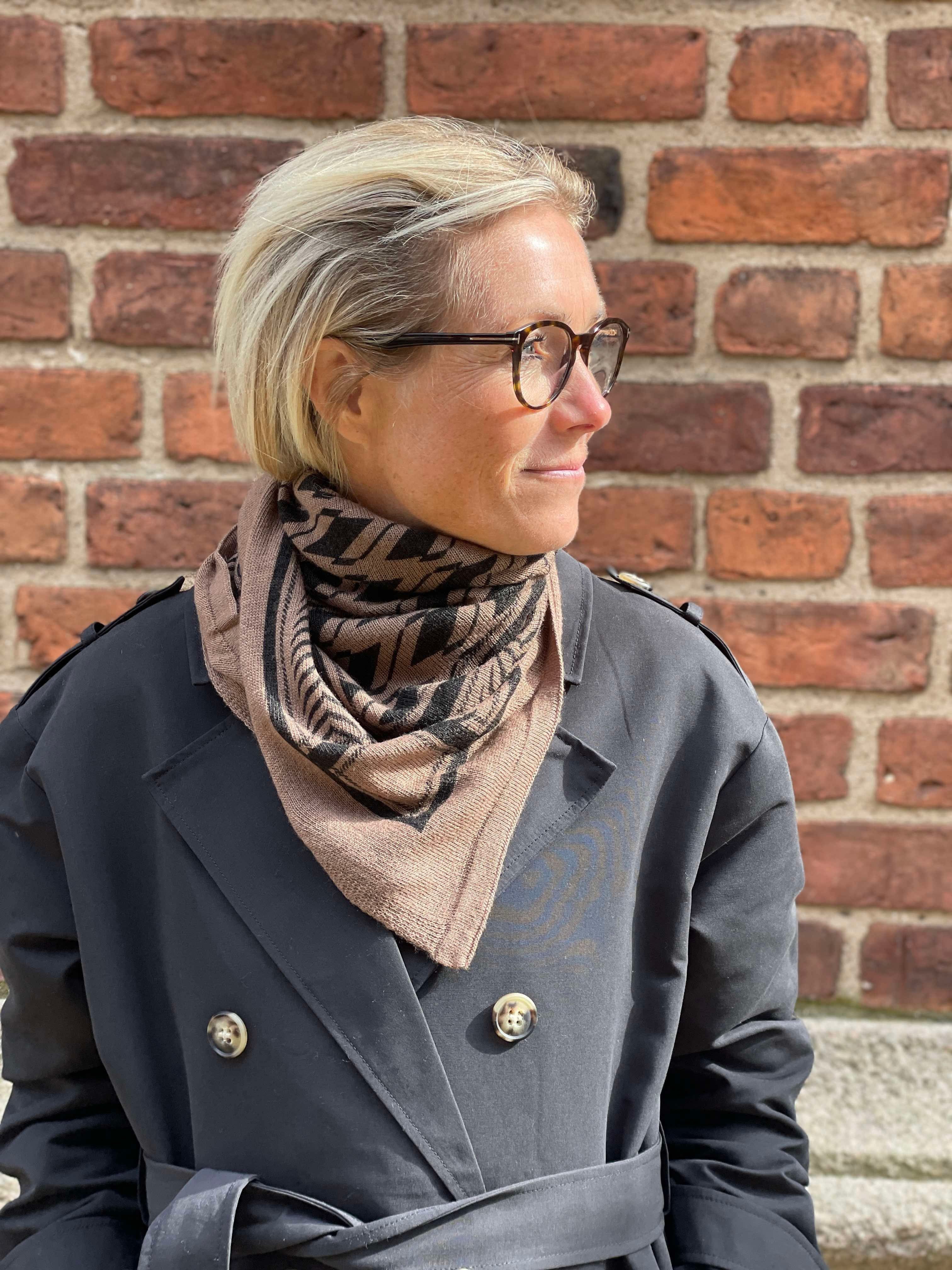 PCNOVIS small Scarf - Fossil