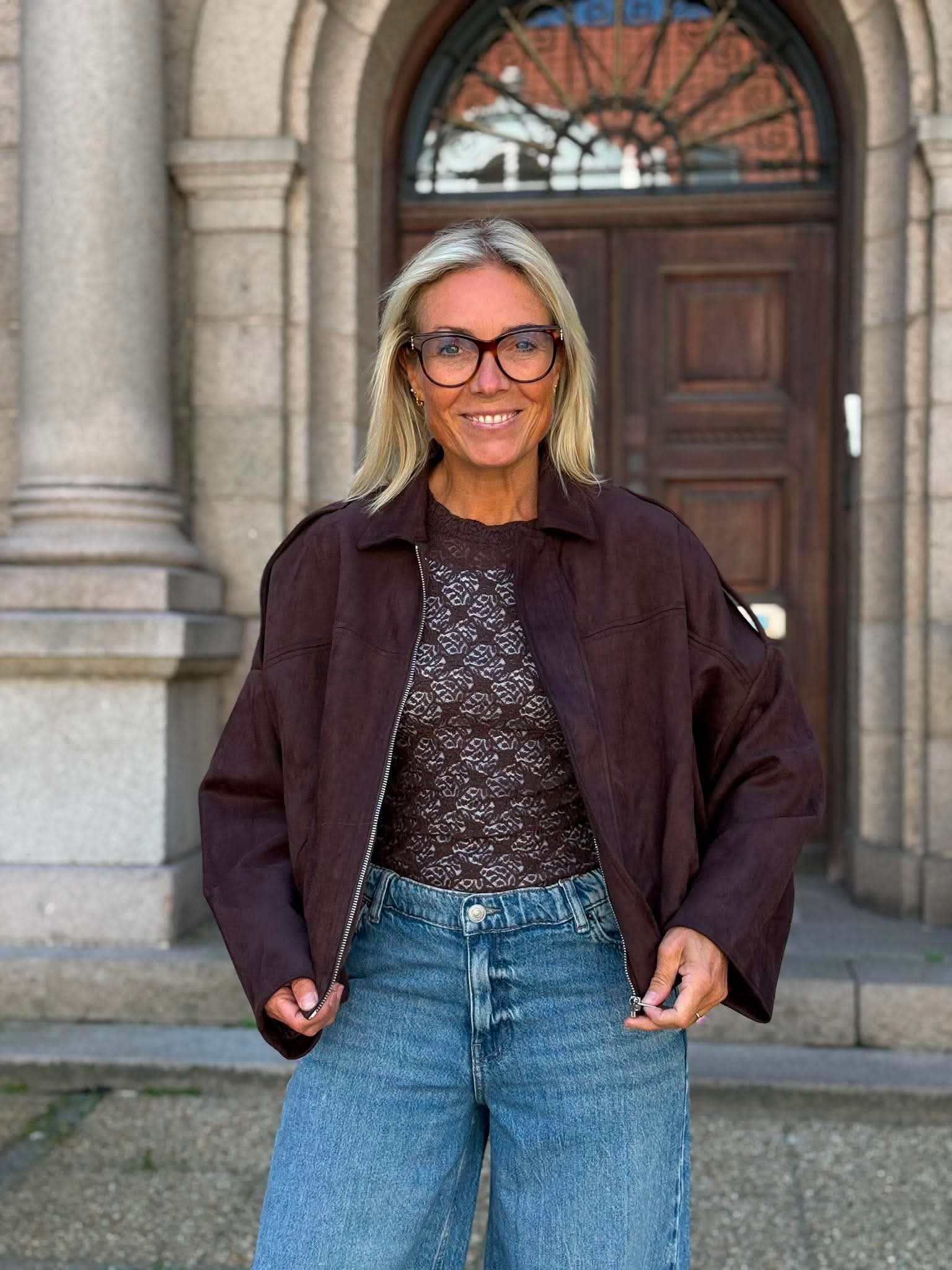 VMHAZEL Bomber Jacket - Seal Brown