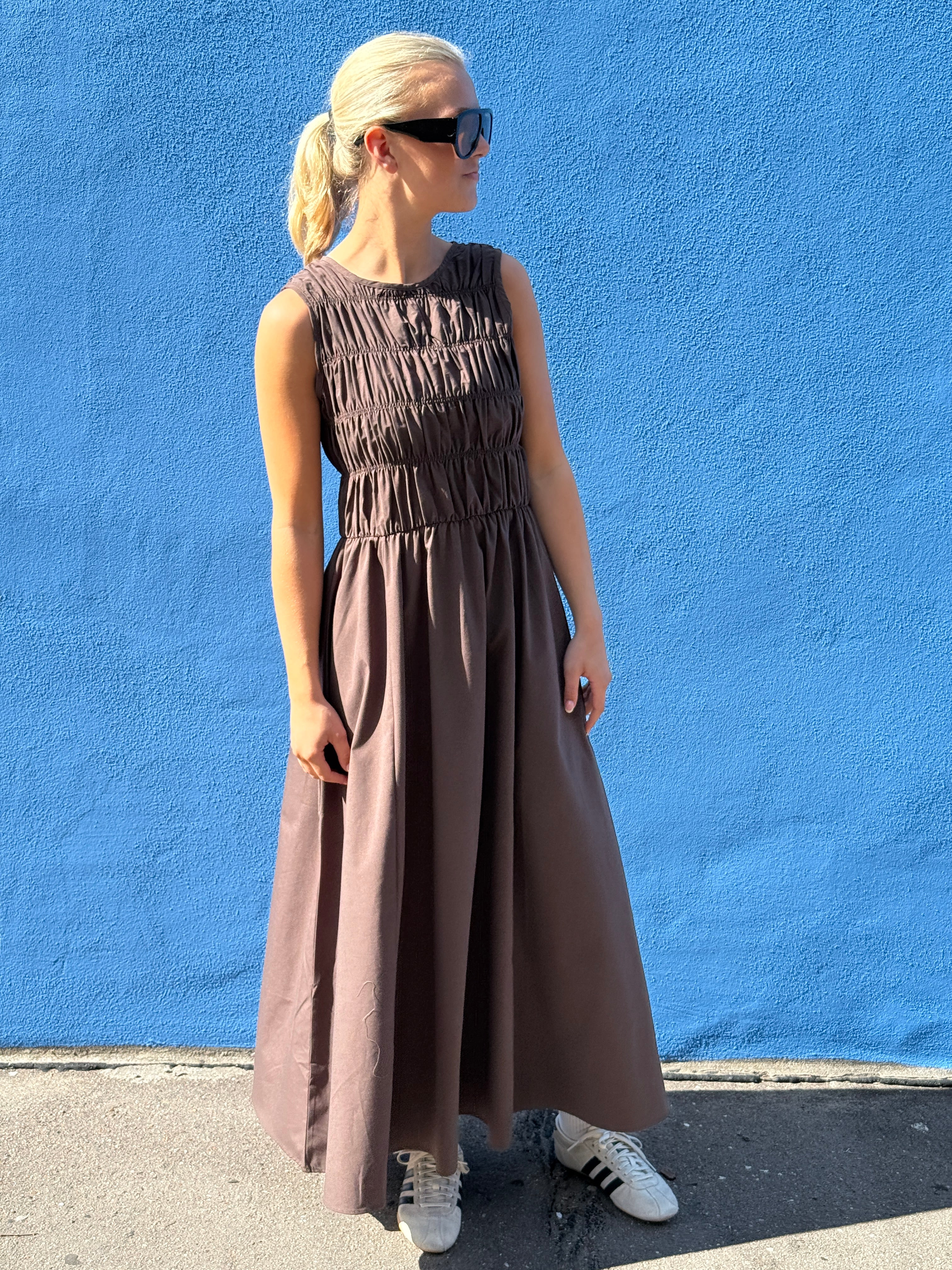 NMFJOLA Midi Dress - Chocolate Brown