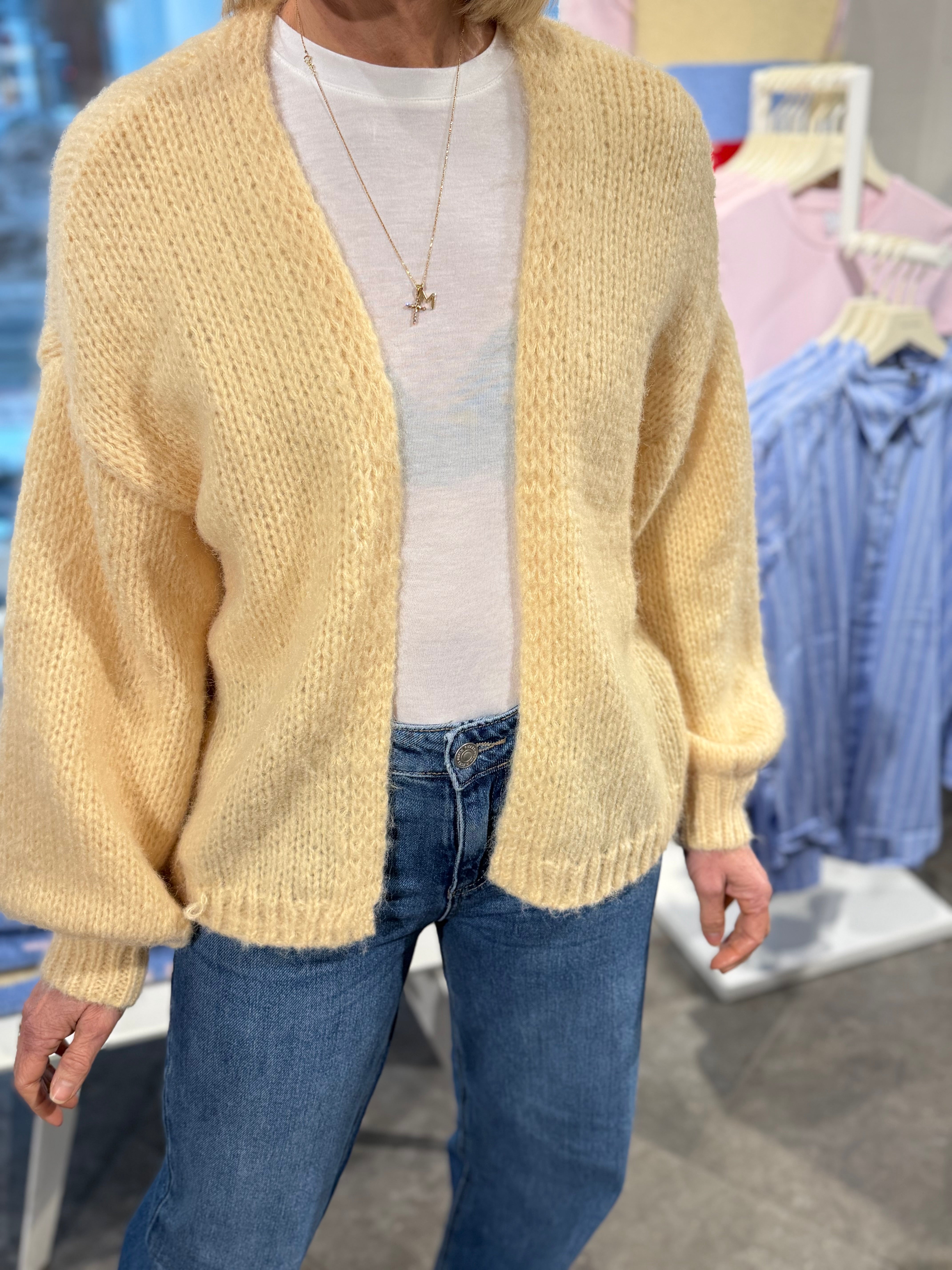 VMMAYBE Knit Cardigan - Flan