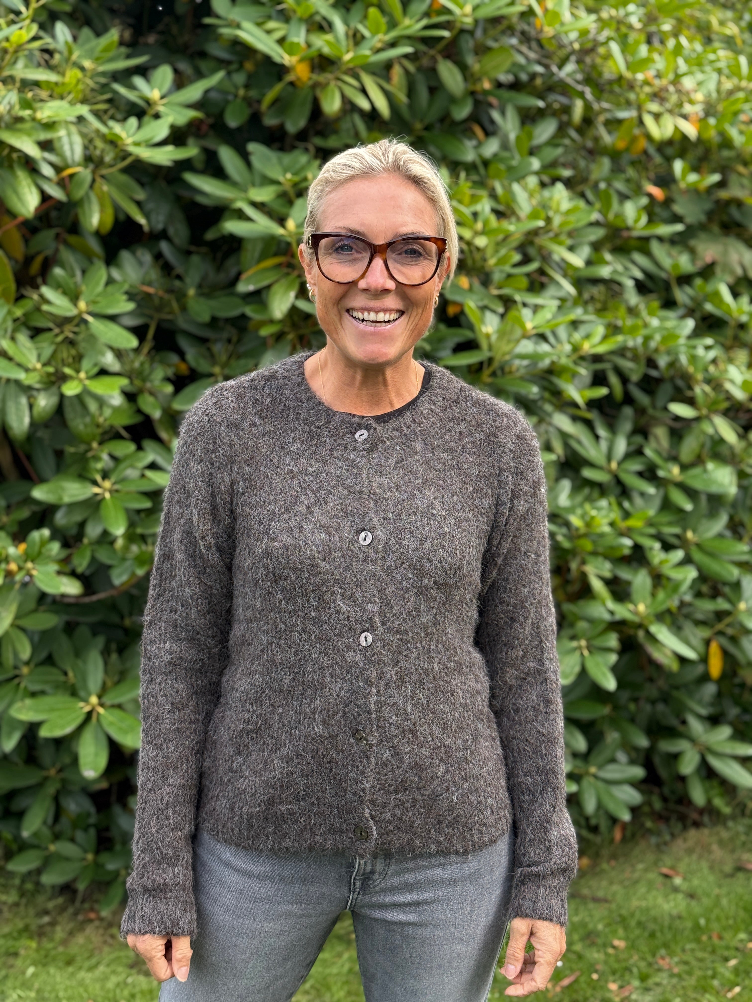 VMNOVAH Knitted Cardigan - Chocolate Torte