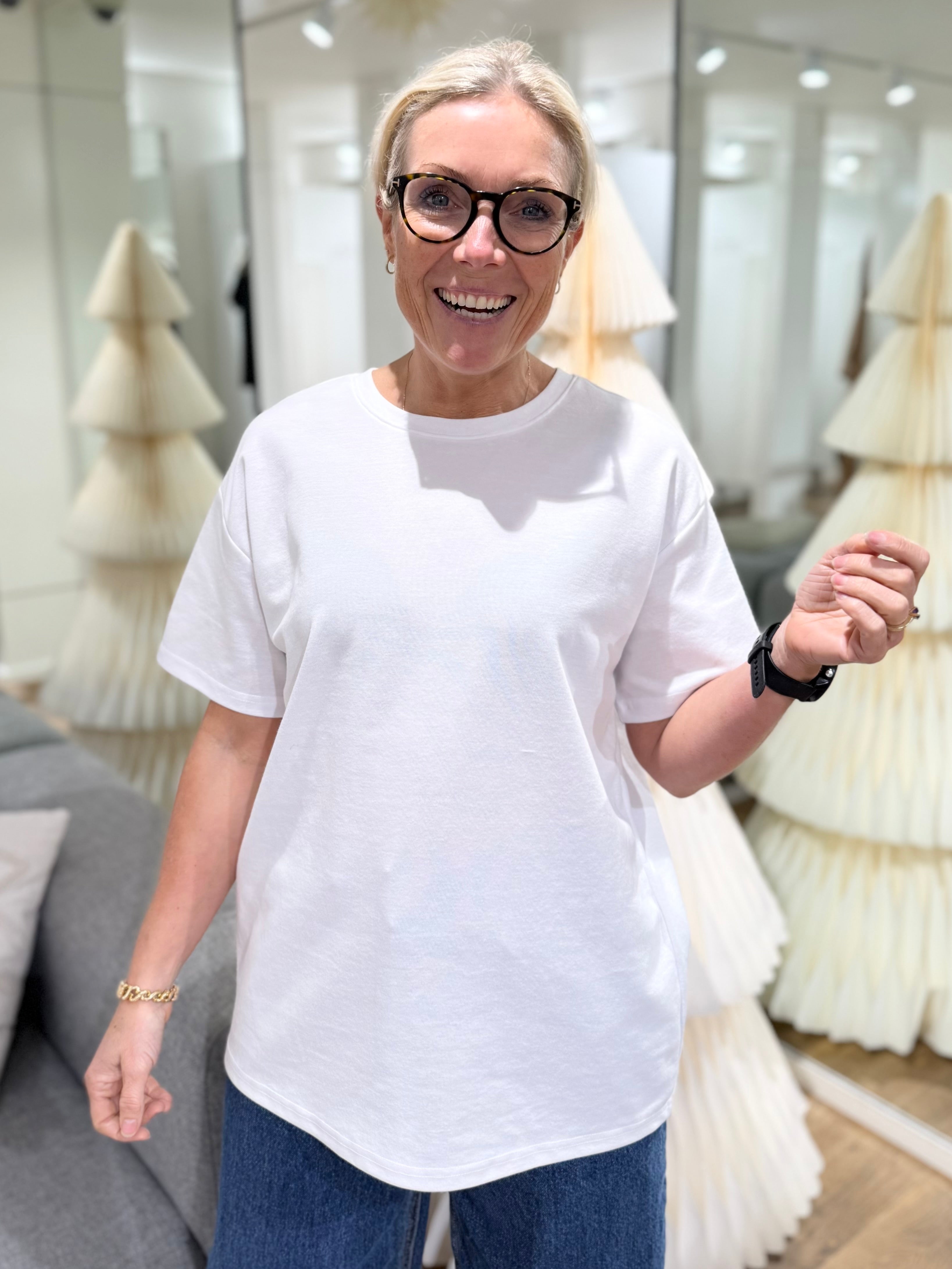 PCSKYLAR T-Shirt - Bright White