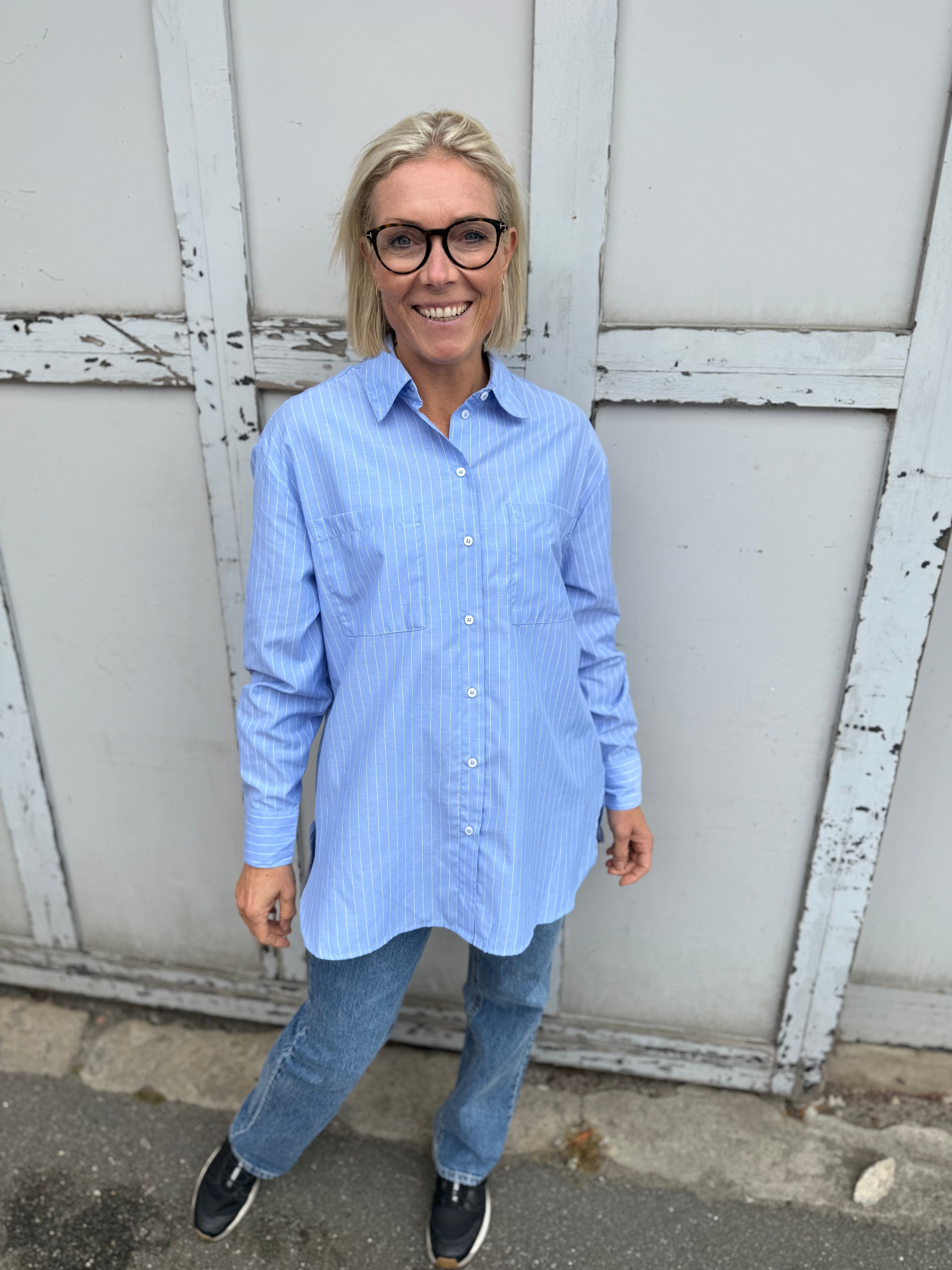 PCMELIA Shirt - Grapemist med striber