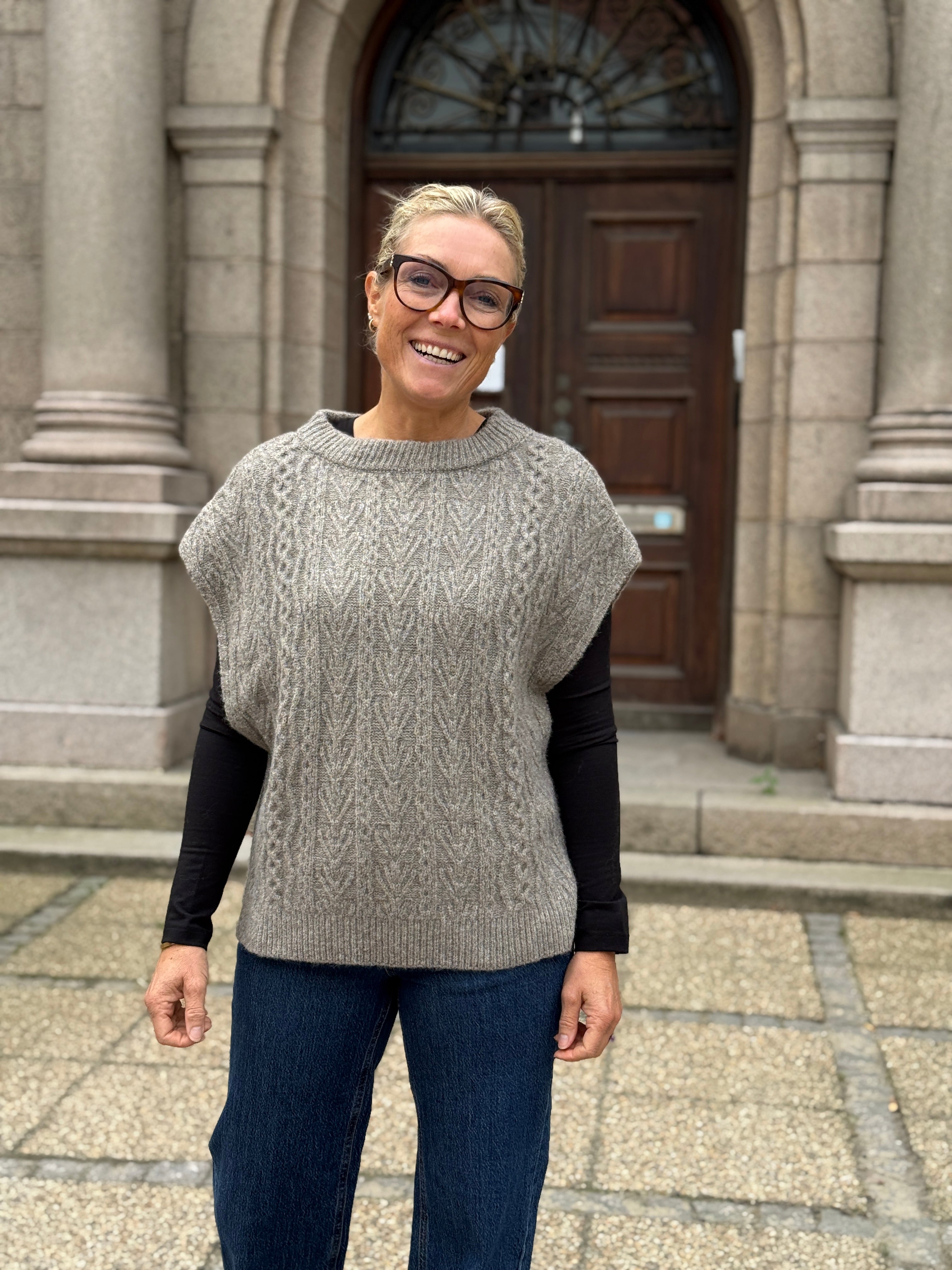 PCNOSIE Poncho - Fossil