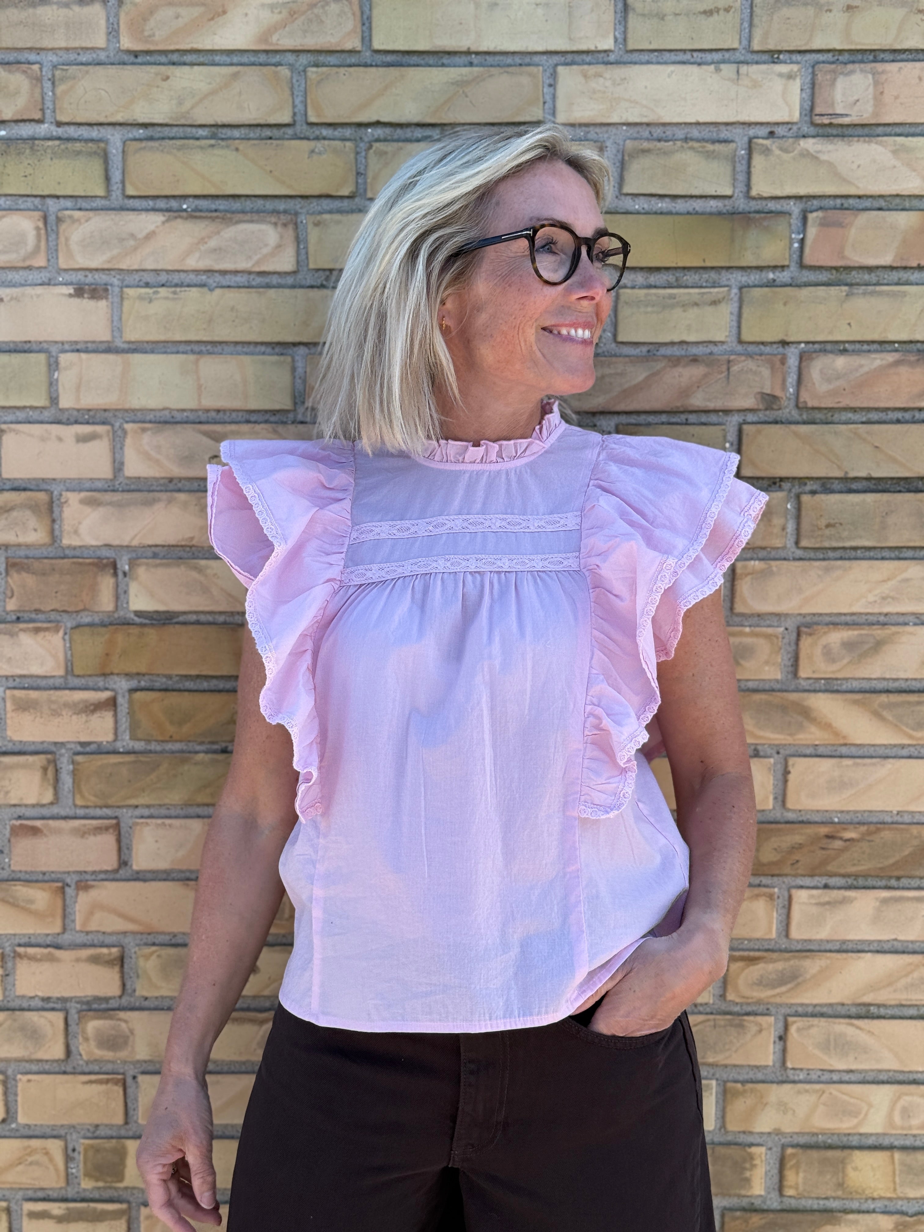 VMELIX Top - Bleached Mauve