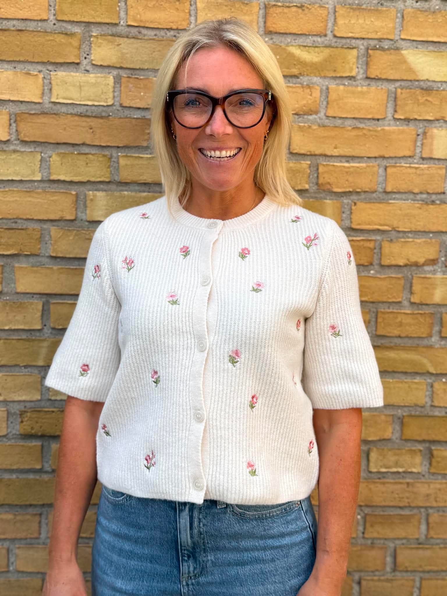 PCSILLY Knitted Cardigan - Birch