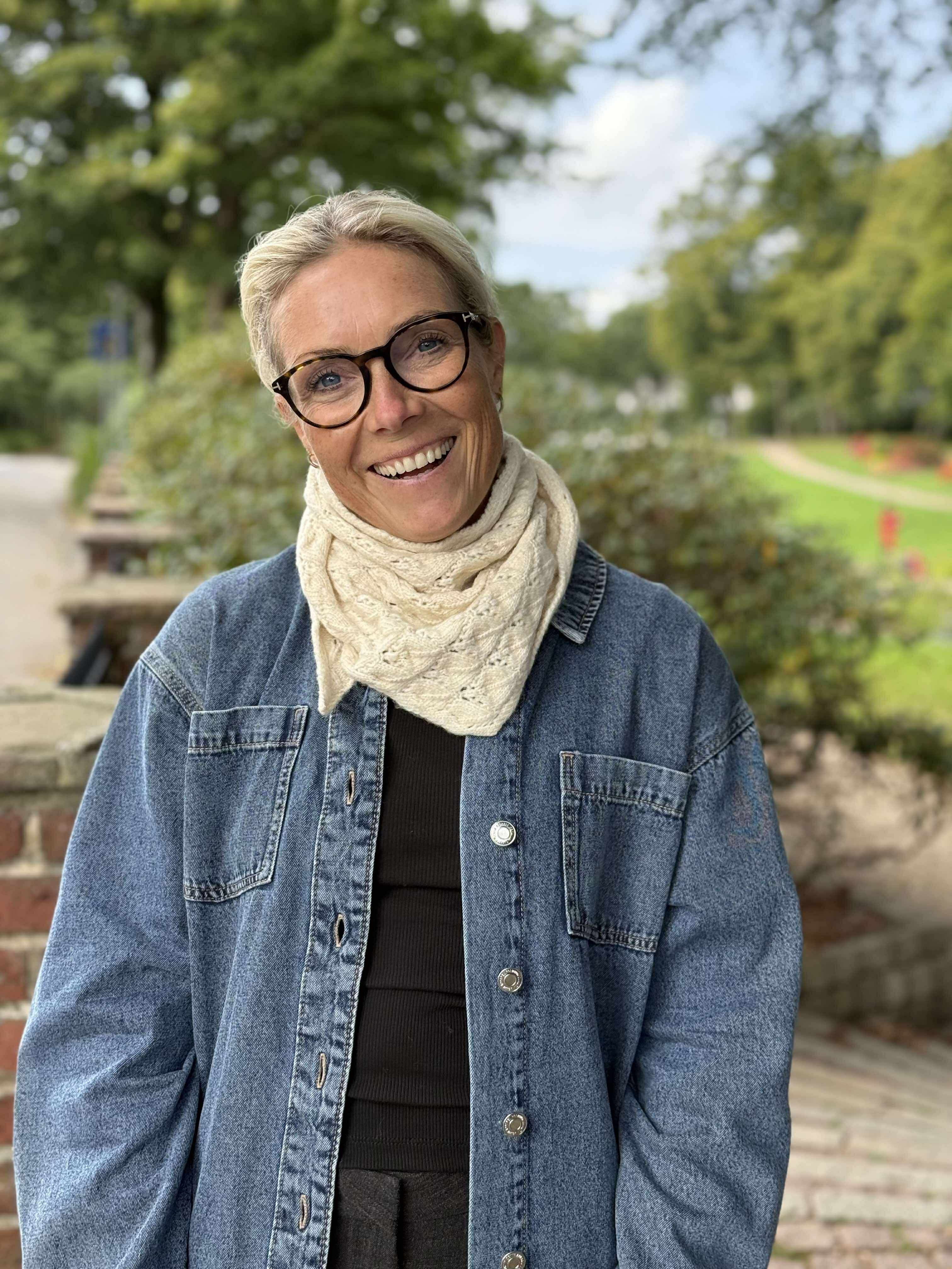 PCJOELLE Scarf - Whitecap Gray