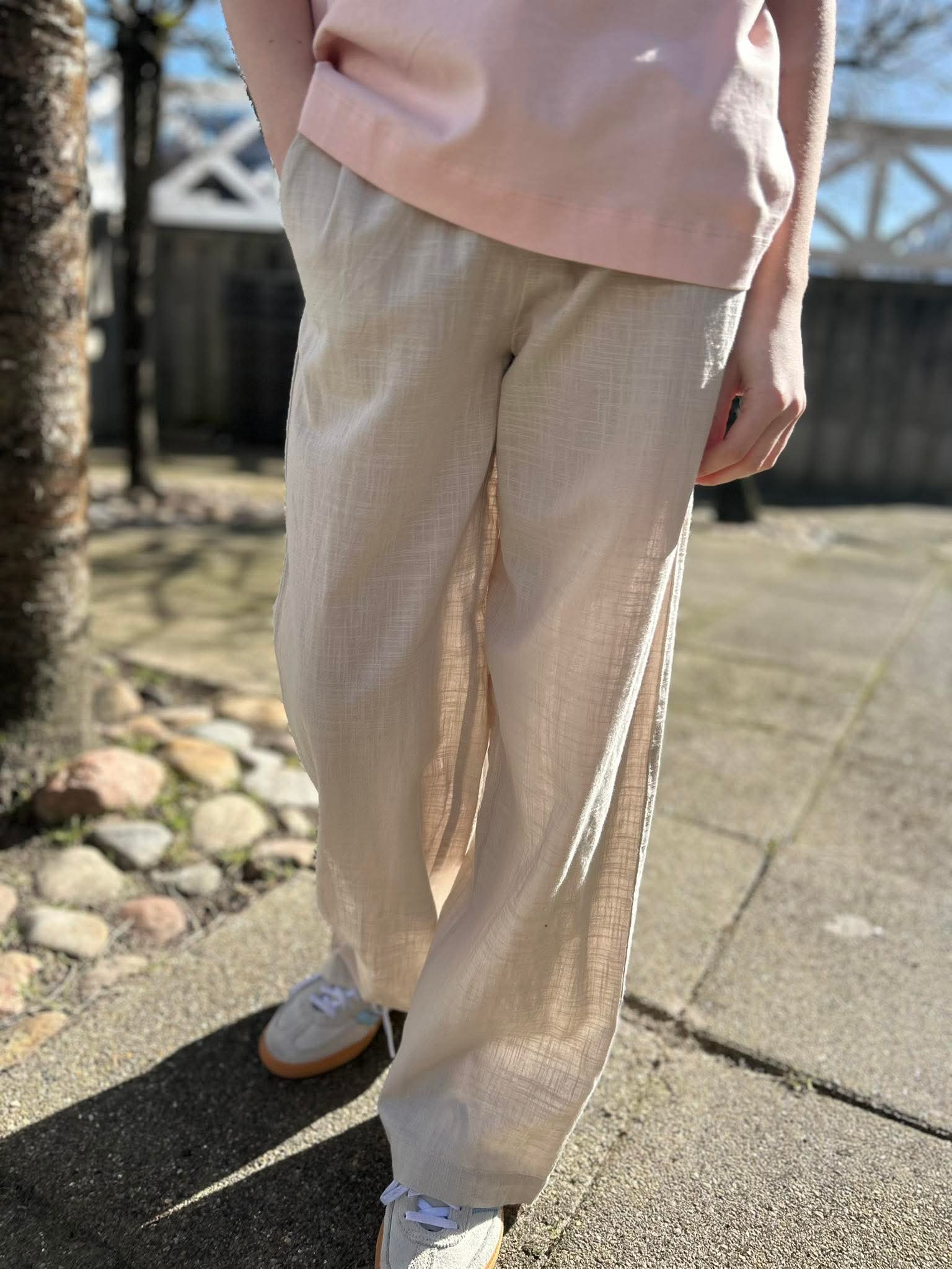 VMCAIA Girl Trousers - Silver Lining