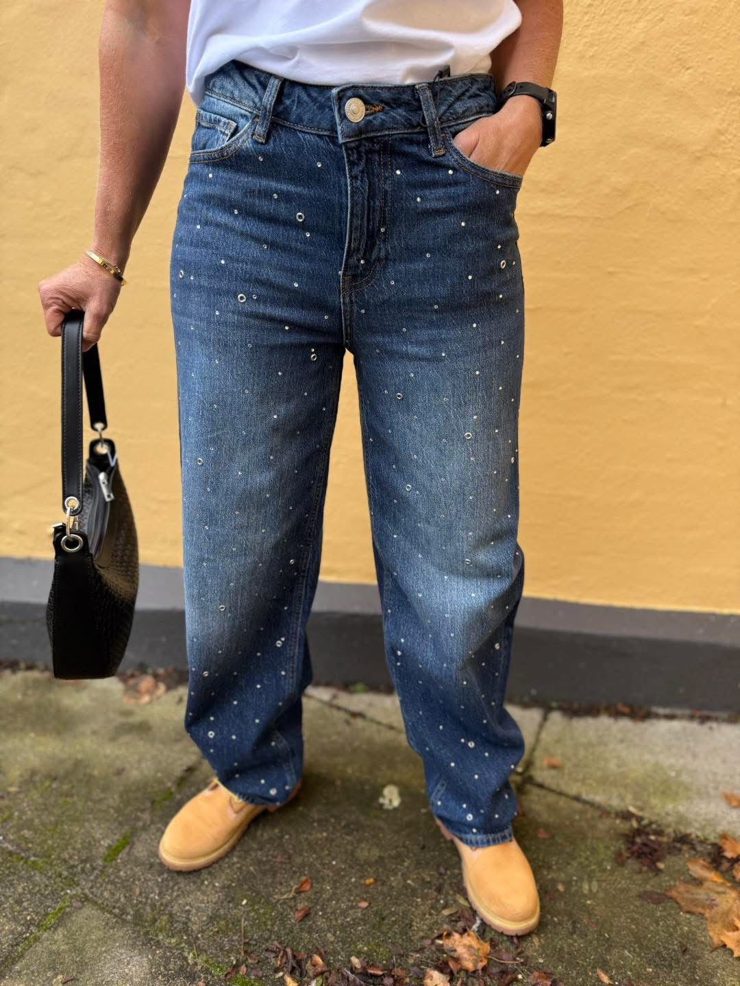 PCMERLE Jeans - Dark Blue Denim