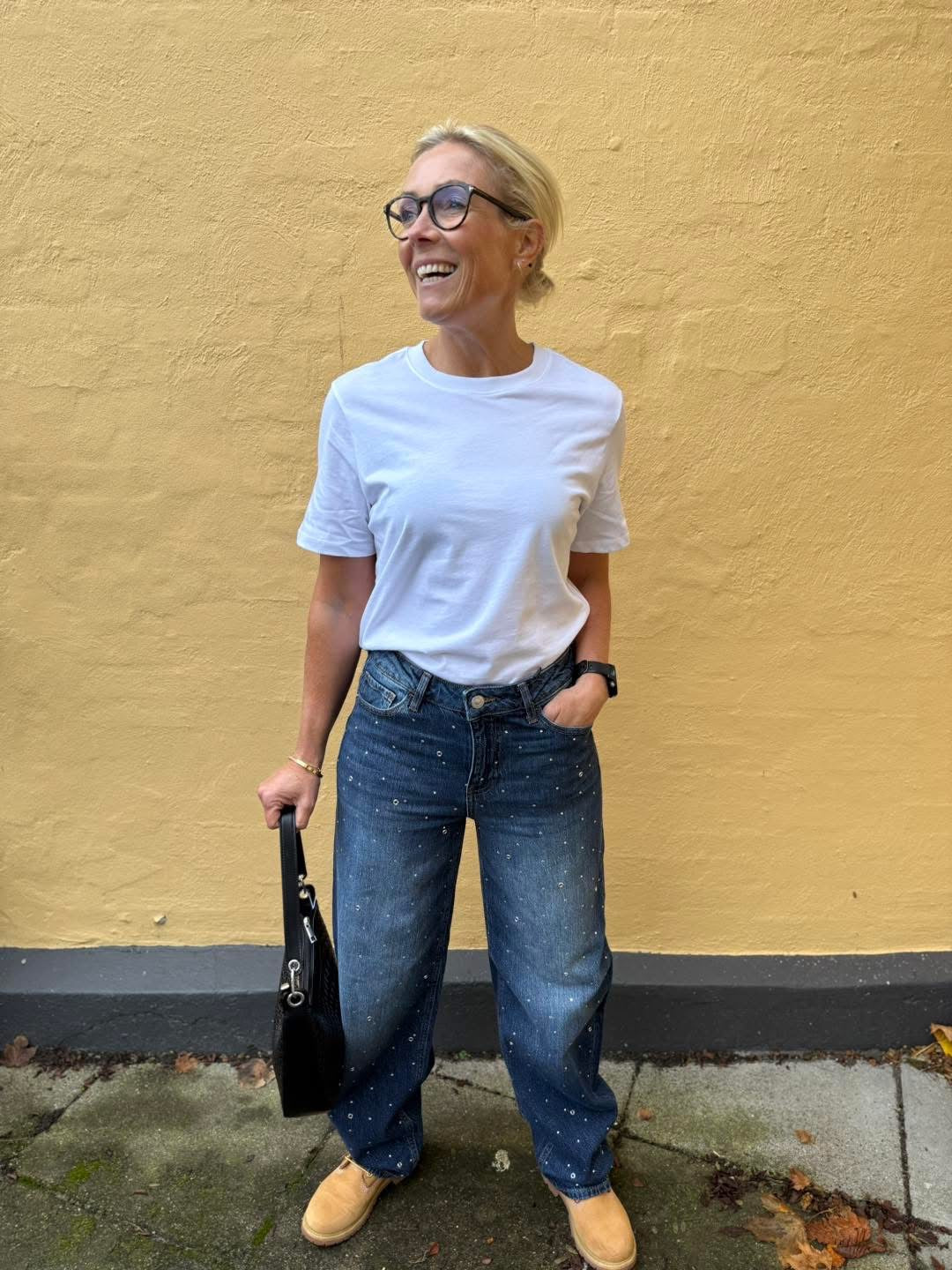 PCMERLE Jeans - Dark Blue Denim