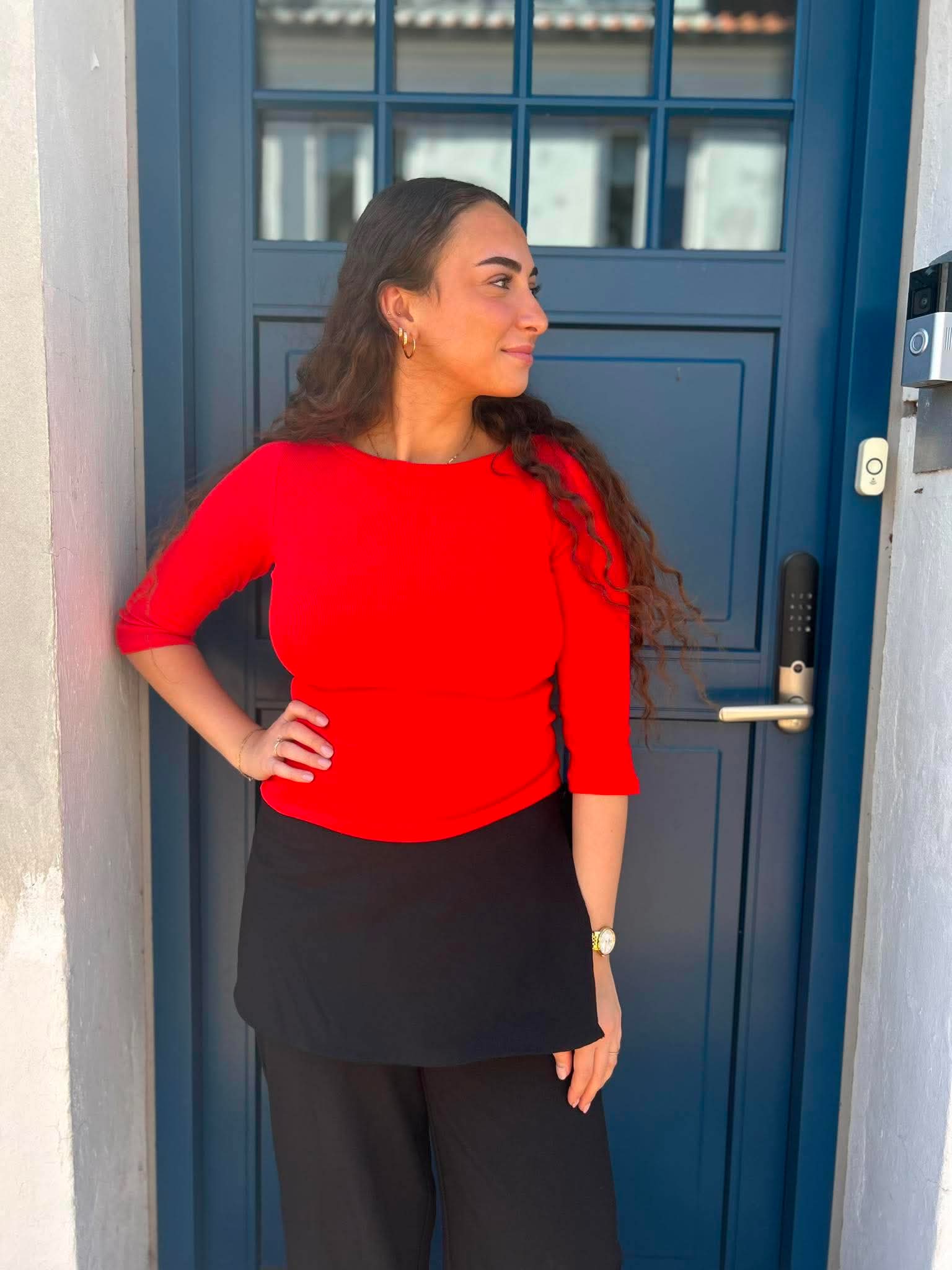 AWTHEA Top - High Risk Red