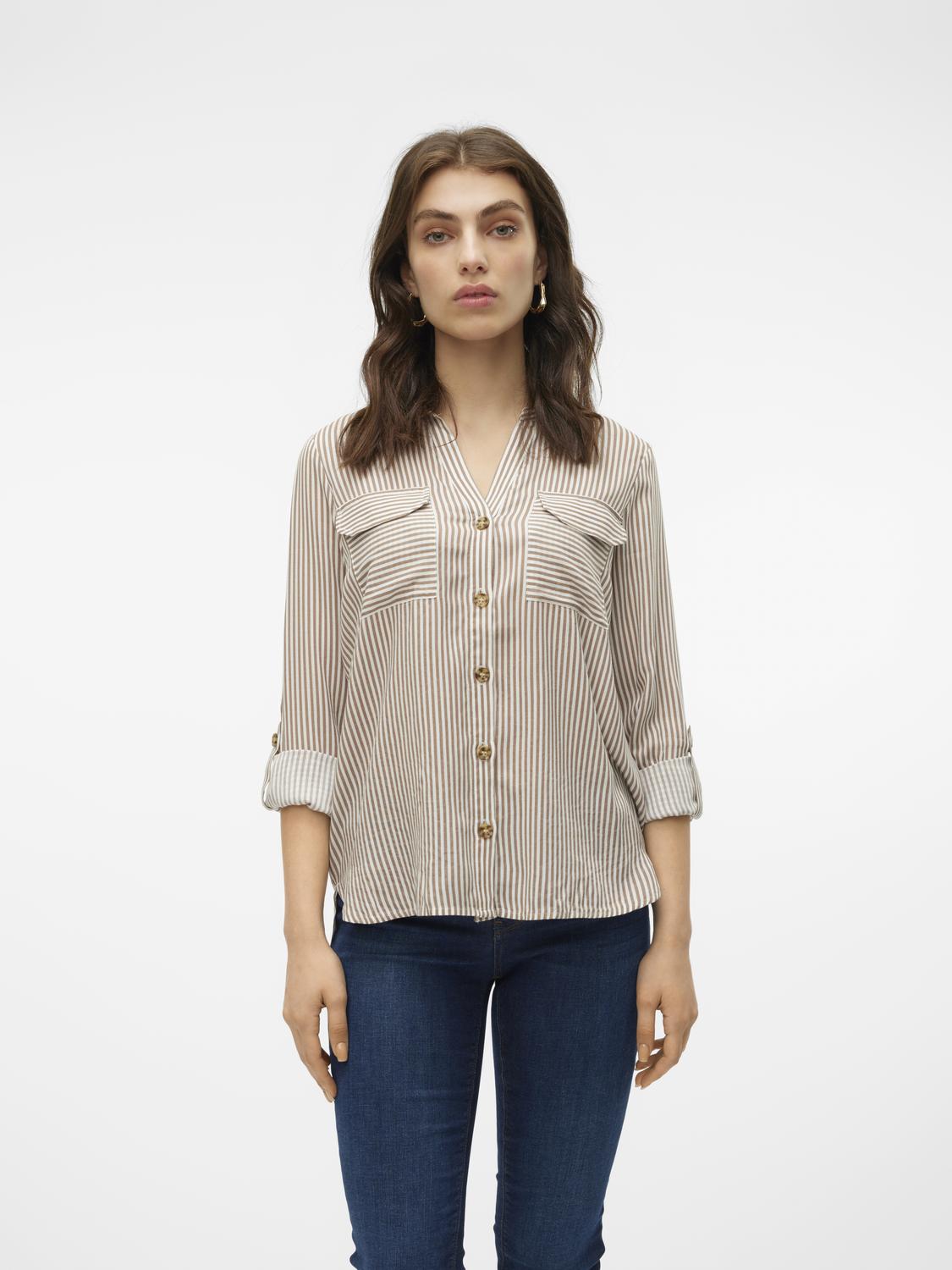 VMBUMPY Shirt - Lys brun