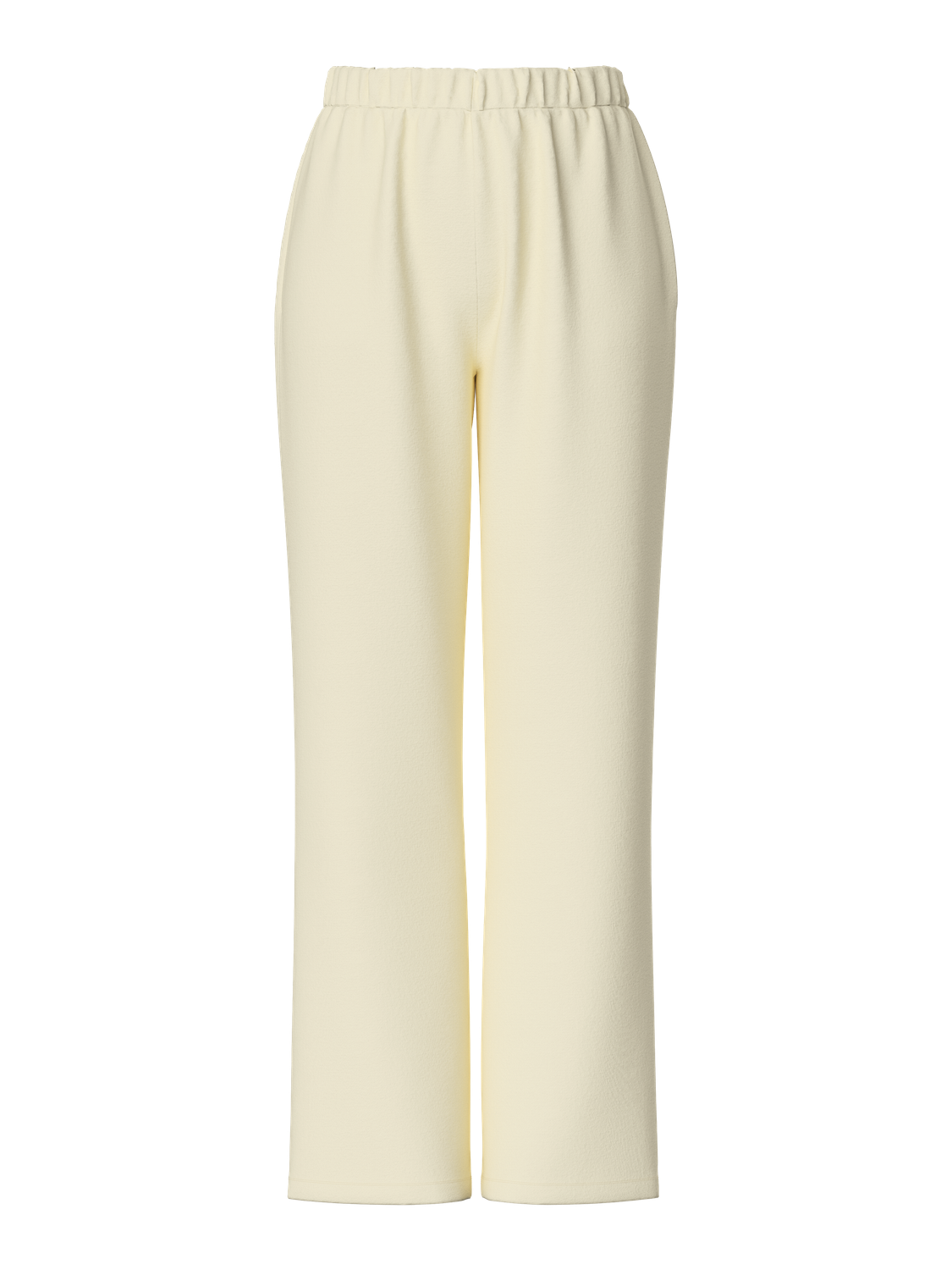 PCCHILLI Trousers - White Pepper