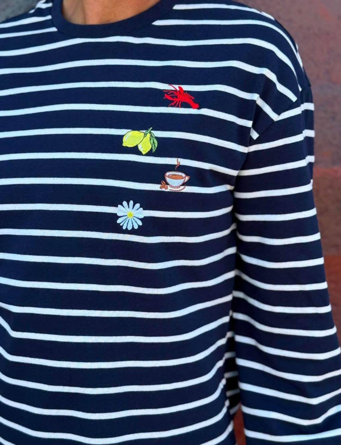 PCSADIE T-shirt - Maritime Blue