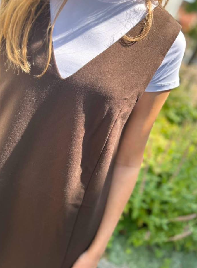 PCKAMIL Midi Dress - Hot Fudge