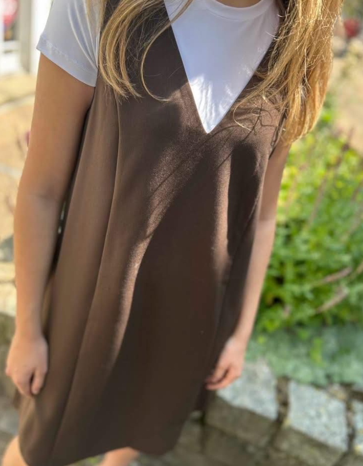 PCKAMIL Midi Dress - Hot Fudge