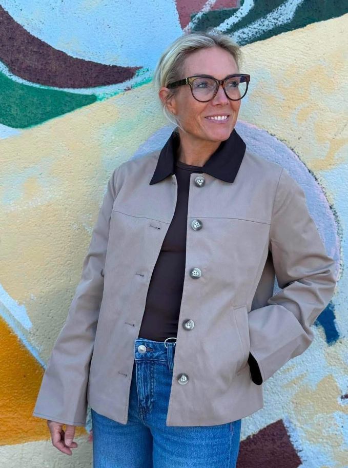 VMCHELSEAPOPPY Jacket - Silver Mink