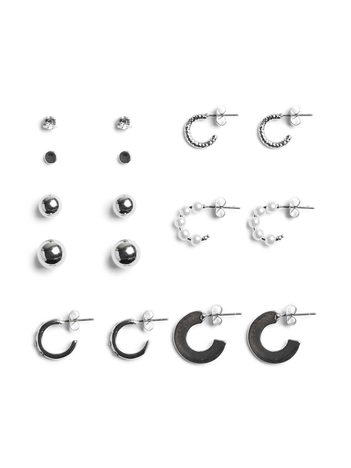 PCPUMI Earrings - Silver Colour