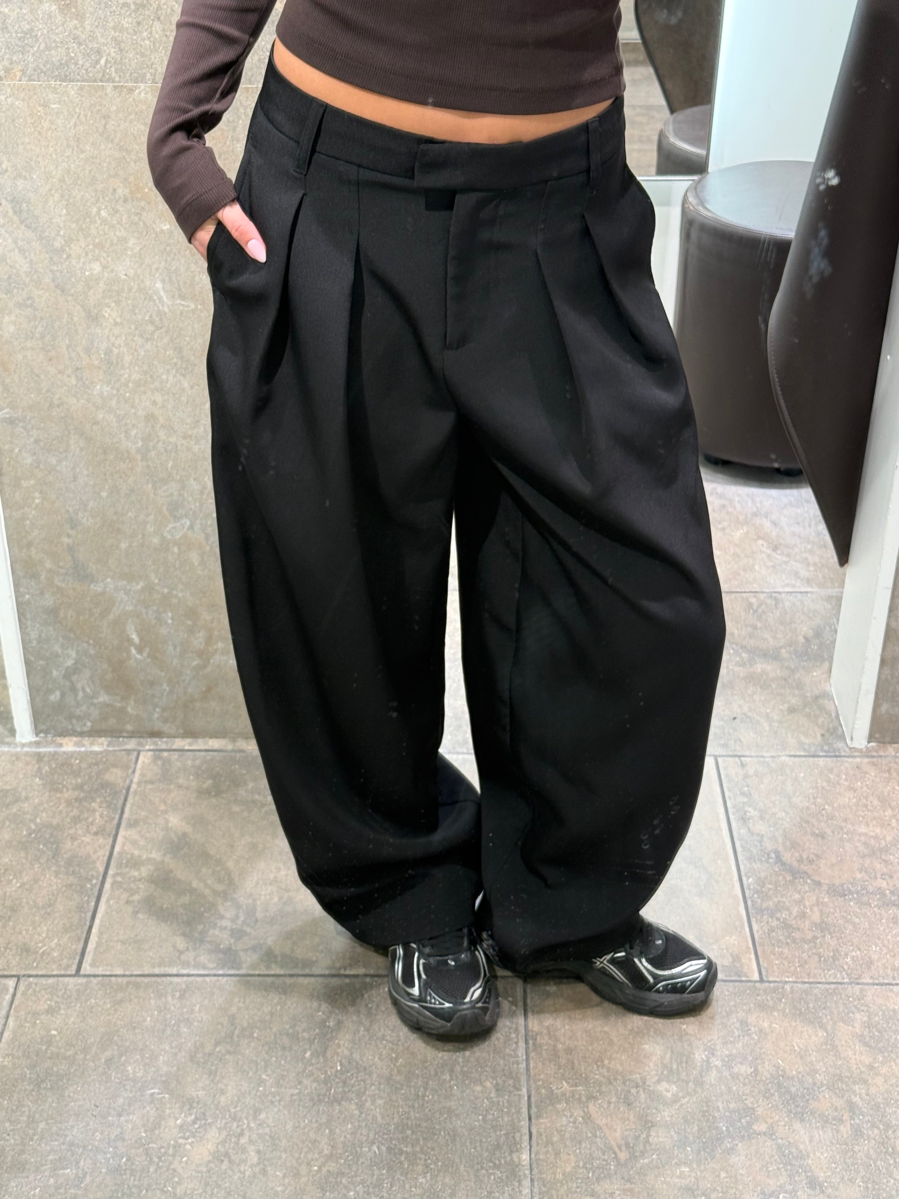 PCOLIVIA Trousers - Black