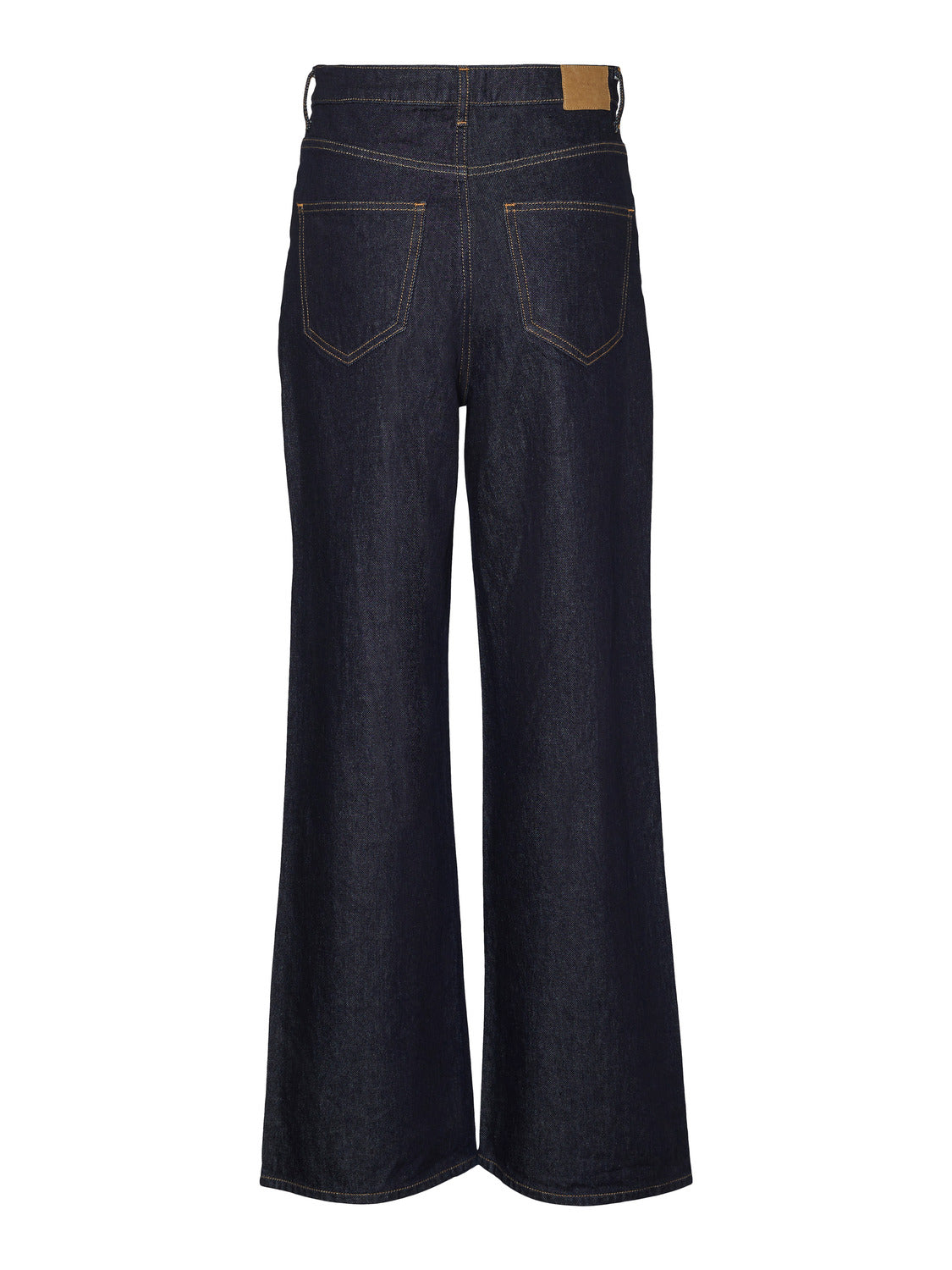 VMTESSA wide Jeans - Dark rinse Blue Denim