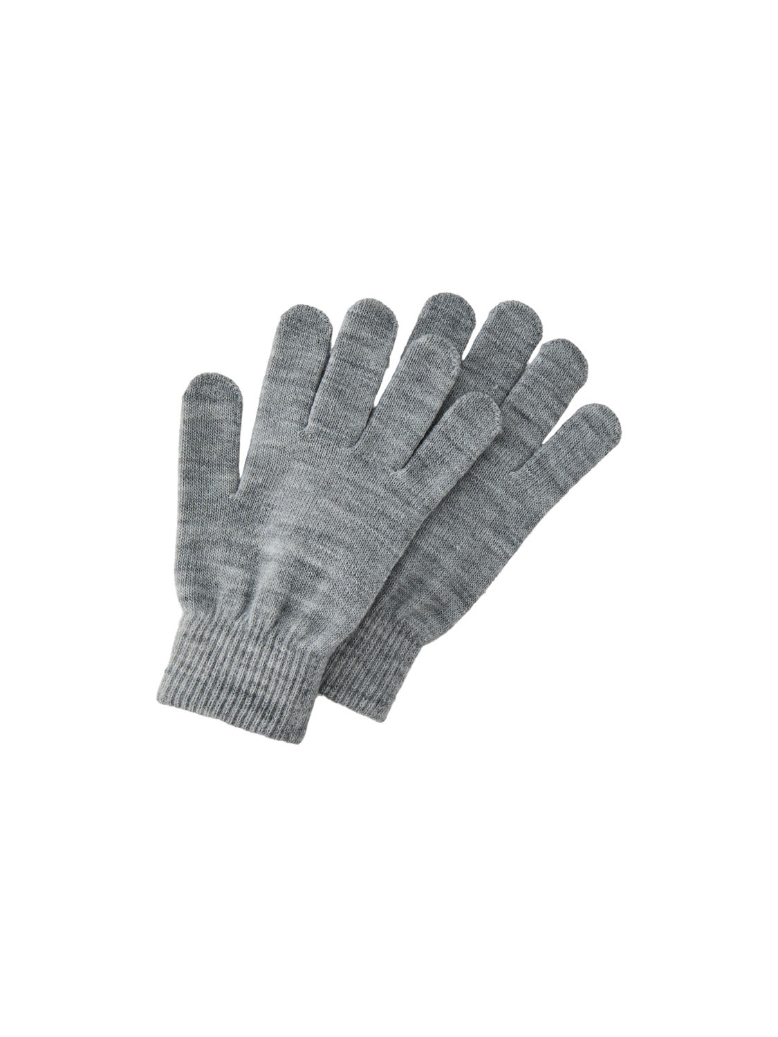 PCNEW Gloves - Light Grey Melange
