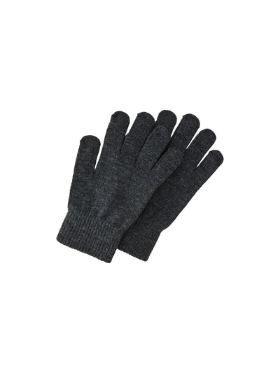PCNEW Gloves - Dark Grey Melange